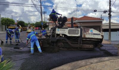 Prefeitura inicia obras de recape em 18 vias