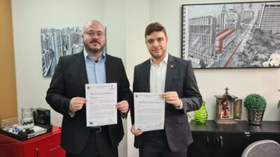 Murilo Jácomo, o vereador, esteve reunido com o Deputado Estadual Thiago Auricchio