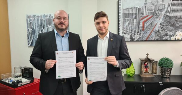 Murilo Jácomo, o vereador, esteve reunido com o Deputado Estadual Thiago Auricchio