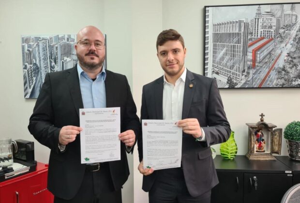 Murilo Jácomo, o vereador, esteve reunido com o Deputado Estadual Thiago Auricchio