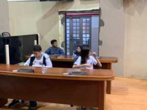 Murilo Jácomo recebe a visita de alunos da Escola Juventina