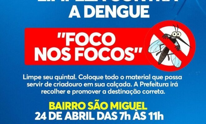 Monte Alto tem redução no número de casos de dengue em 2023