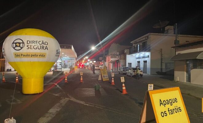 Operação Direção mais Segura em Monte Alto