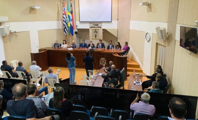 Audiência Pública na Câmara Municipal